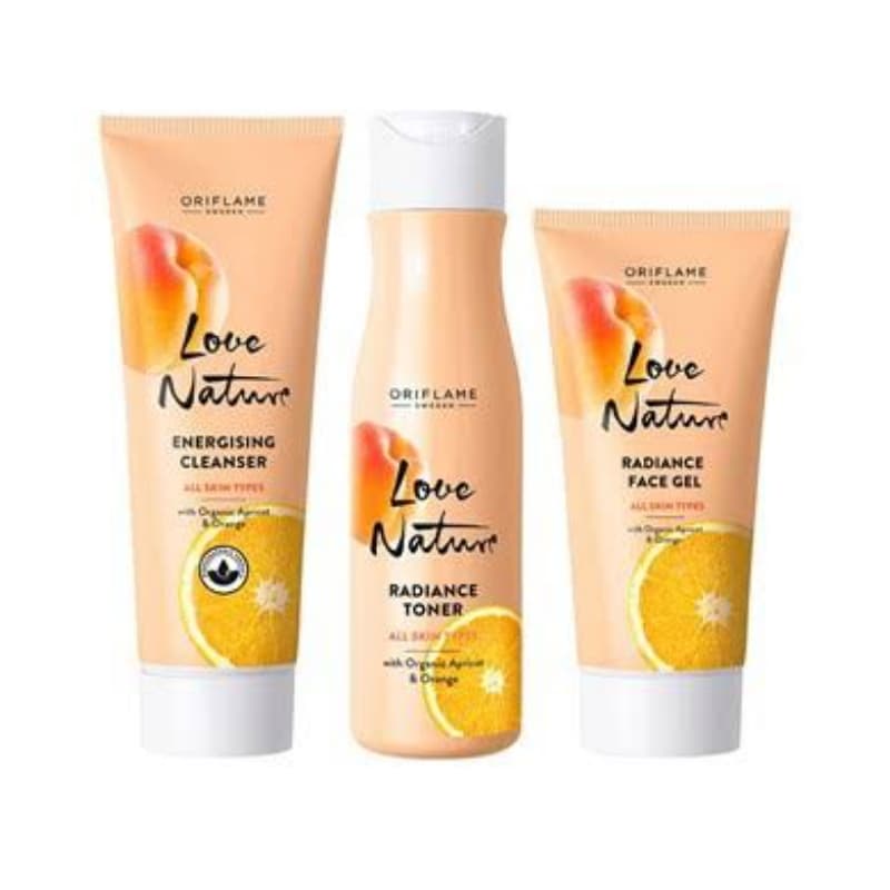 Love Nature Set with Organic Apricot & Orange