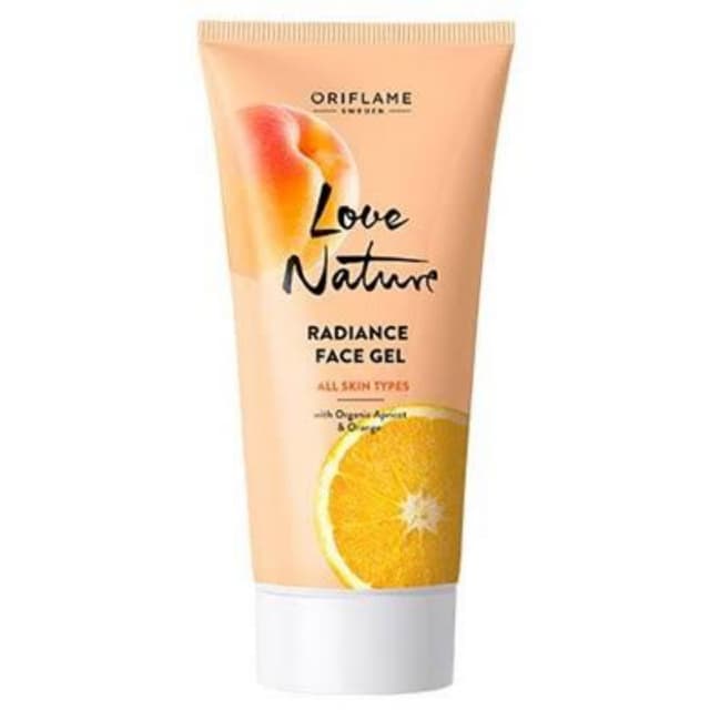 Love Nature Radiance Face Gel with Organic Apricot & Orange